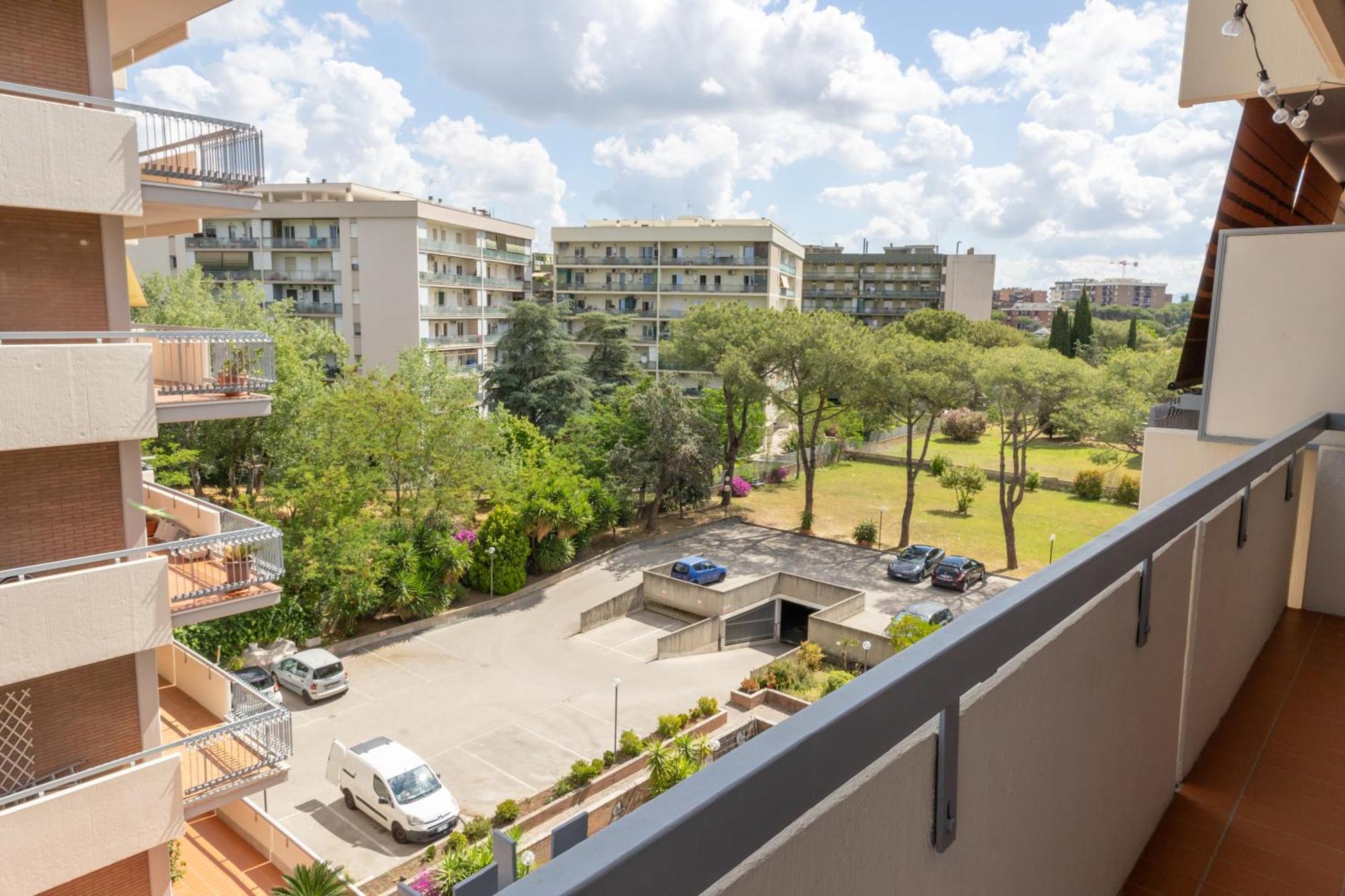 Belvedere Modern Apartment Con Parcheggio Gratuito Rome Bagian luar foto